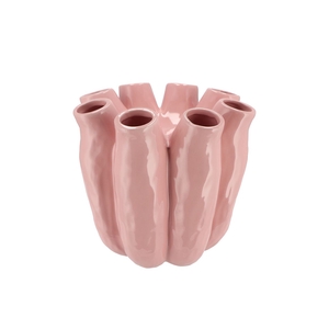 Luna Light Pink Tube Vase 24x24cm