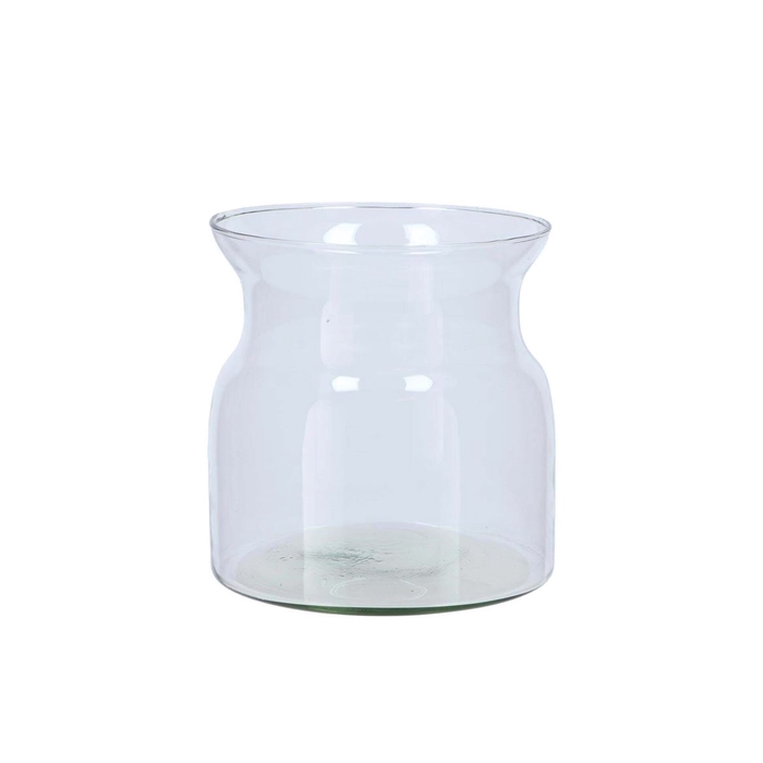 <h4>Glass Roca Milk Bottle Clear 16x20cm</h4>