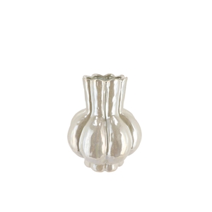 Garlic Pearl Low Vase 16x19cm