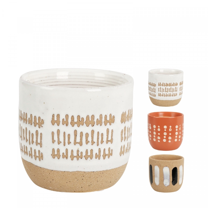 Ceramics Umbria pot d11*10.5cm