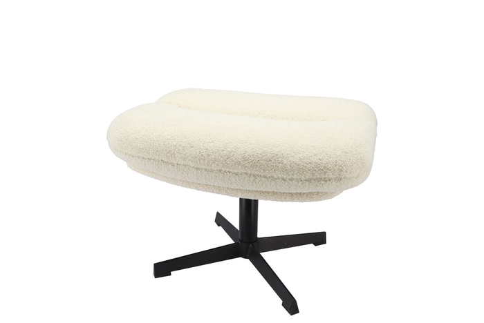 <h4>Lounge Footstool Teddy Natural 56x45x40cm</h4>