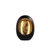 Marrakech Black/gold Egg T-light 17x9x24cm