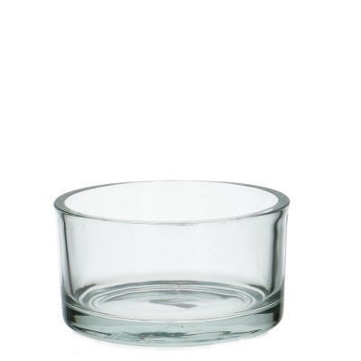 Glas Schaal d15*8cm