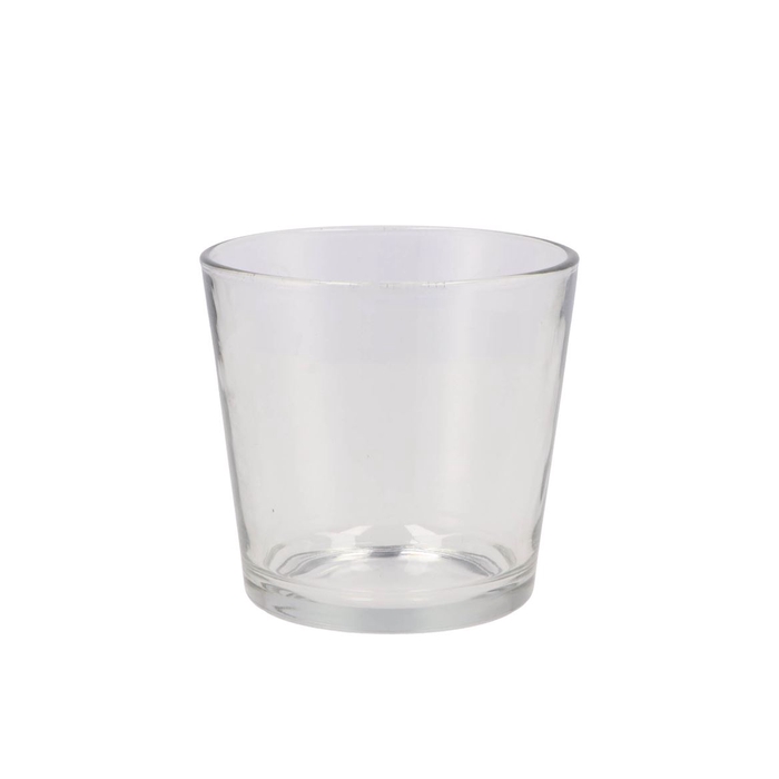 <h4>Glass Pot Konisch Heavy D13xh12cm</h4>