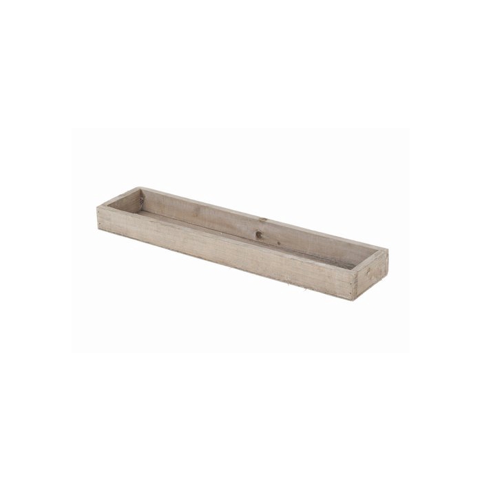 <h4>WOODEN TRAY 37*9,5*3CM NATURAL WASH</h4>
