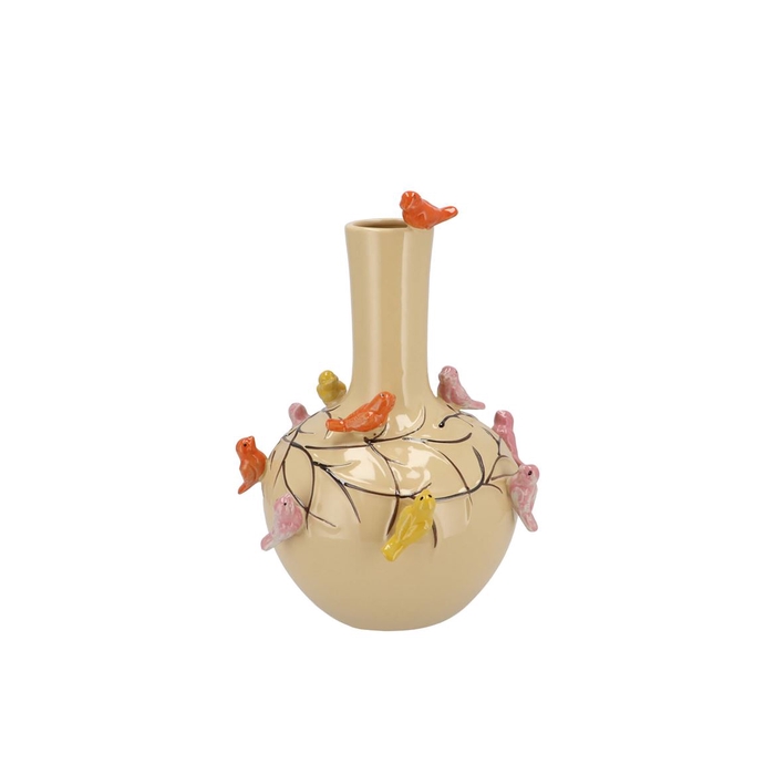 <h4>Bird Vase Sand Tube 20x25cm</h4>