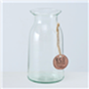 Vaas Eco-Glas, H 18 cm, Transparant