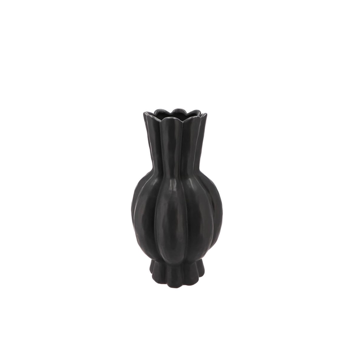 <h4>Garlic Black High Vase 17x30cm</h4>