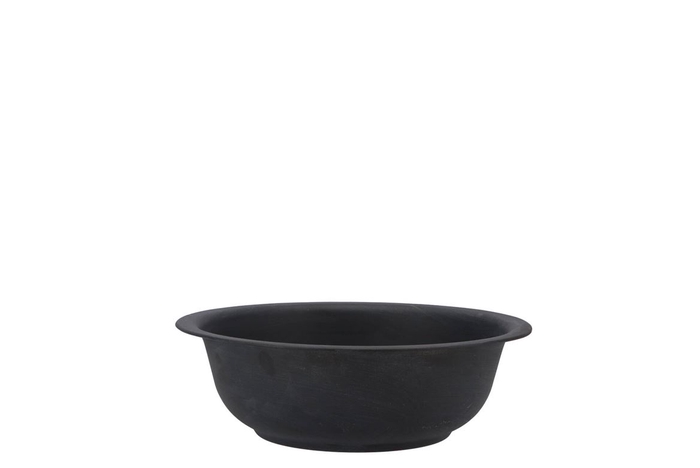 <h4>Zinc Basic Black Bowl 22x7cm</h4>