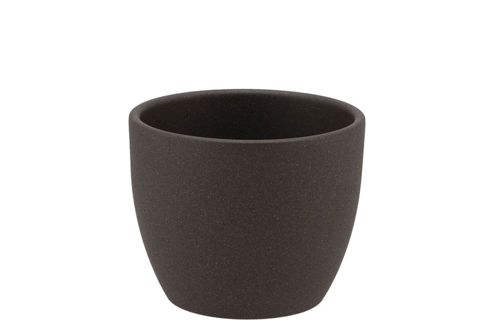 Ceramic Pot Dark Grey 7cm