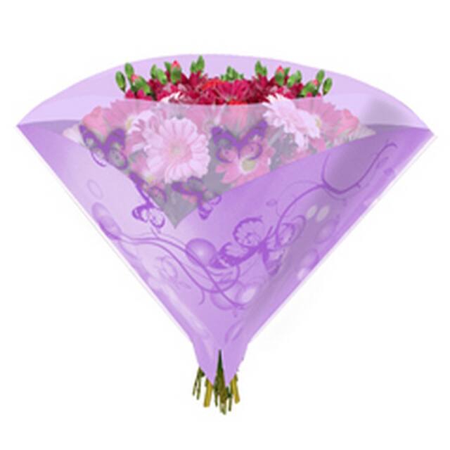 <h4>Sleeves 50x50cm Angelo OPP50 Butterfly lilac</h4>