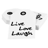 Flower cards ma -Live Love Laugh- package 20pcs