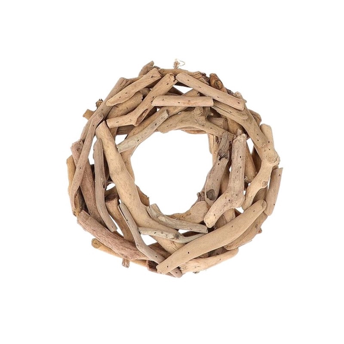 <h4>Wreath d25cm driftwood</h4>