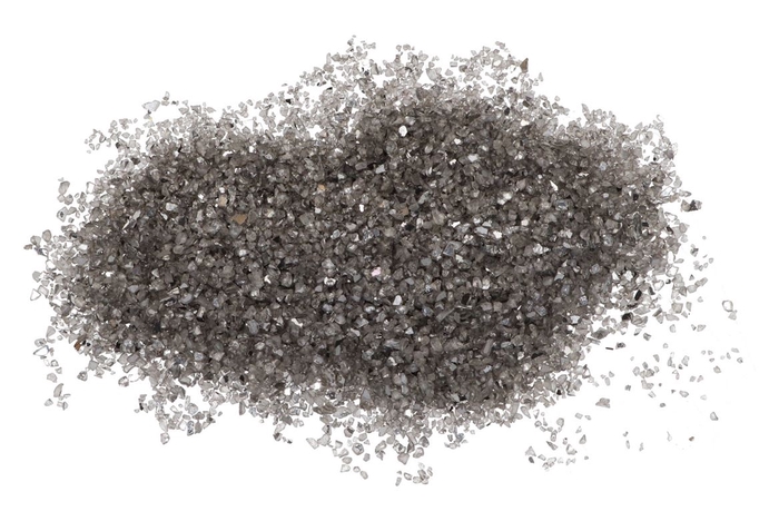 <h4>Garnish glass grains dark silver 1-4mm a 4kg</h4>