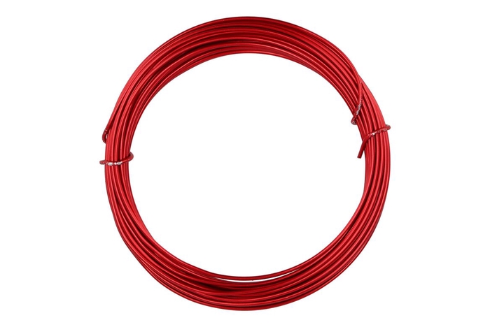 <h4>Wire Aluminium Red 2mm X 12 Meter A 100 Gram</h4>