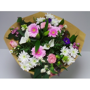 Bouquet Medium Pink /White