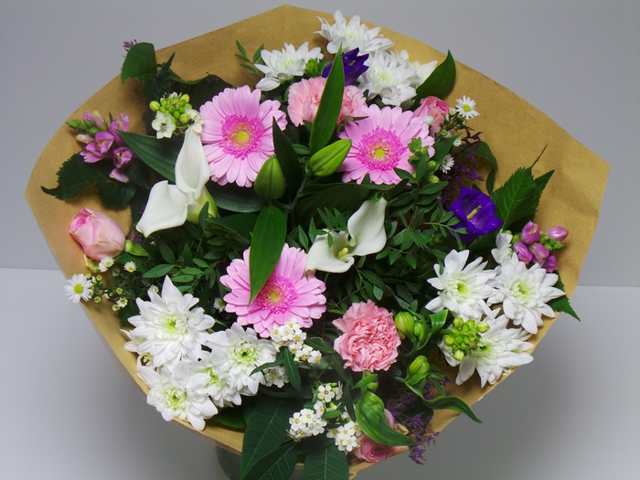 Bouquet Large White /pink