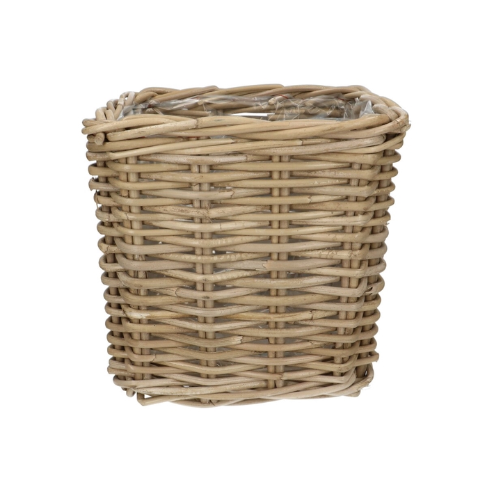 Baskets rattan Pot sq.d25*25cm