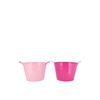 Zinc Basic Fuchsia/pink Ears Bucket 13x12cm
