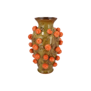 Fruit Mandarin Green Vase 24x38cm
