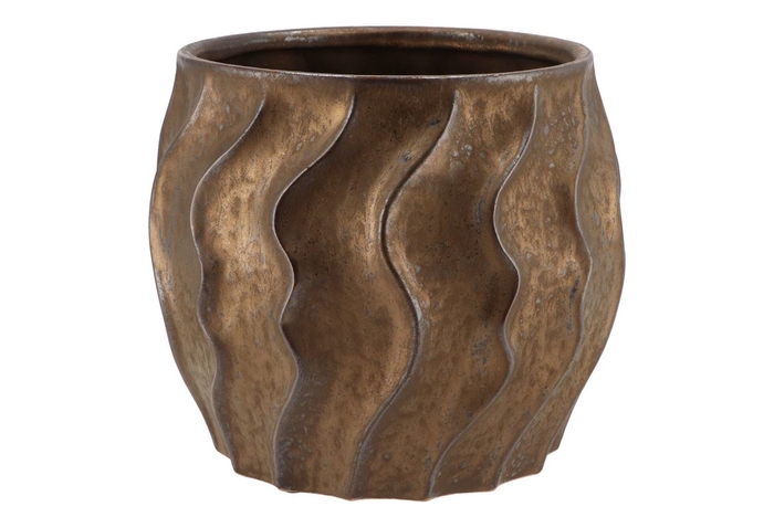 <h4>Karbala Bronze Pot 25x21,5cm</h4>