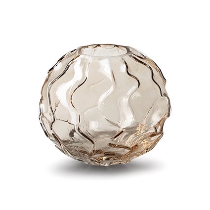 <h4>Glass Betty Ball vase d16*13cm</h4>