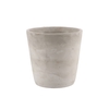 Concrete Pot Round Grey 19x19cm