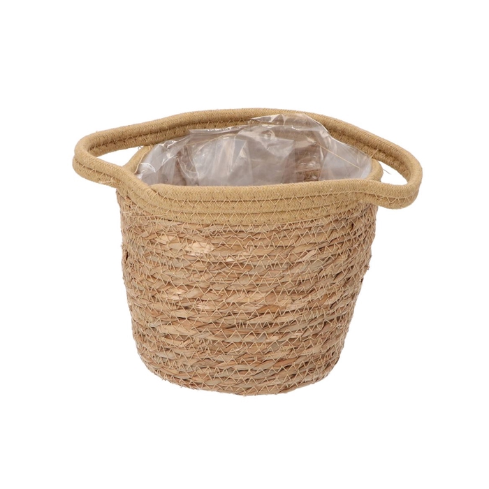 <h4>Tripoli Basket Pot Natural 20x18cm Nm</h4>