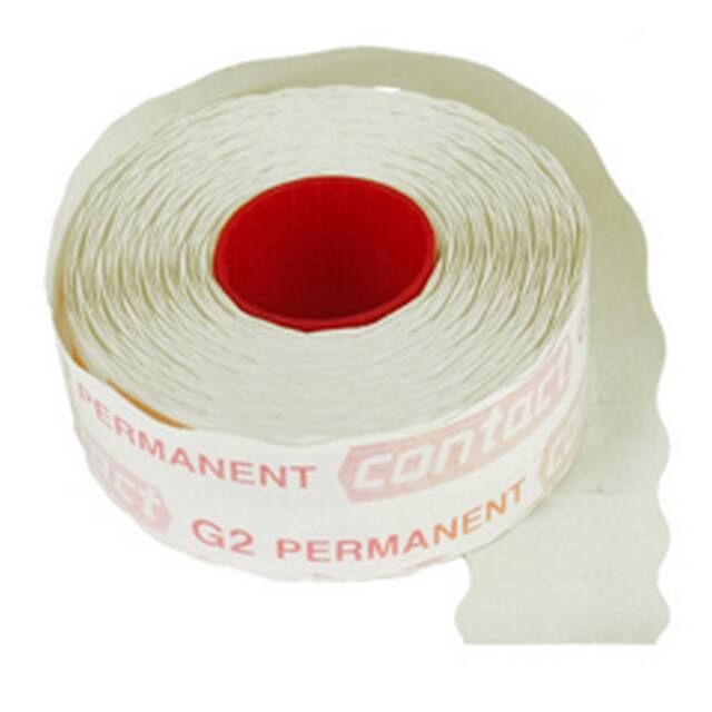 <h4>Price label contact permanent 25x16mm white</h4>