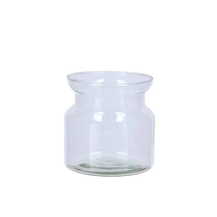 <h4>Glass Roca Milk Bottle Clear 13x13cm</h4>