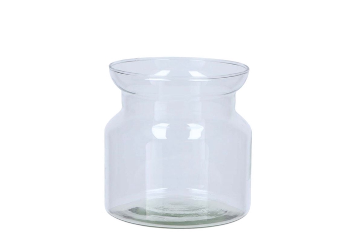 <h4>Glass Roca Milk Bottle Clear 13x13cm</h4>