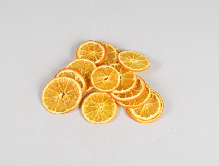Orange Slices Natural Orange 250gr in poly