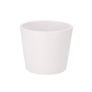 Ceramic Pot White Matt 15cm