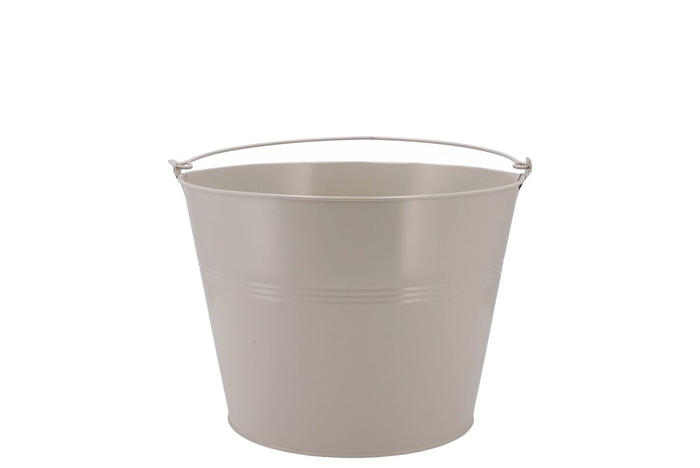 Zinc Basic Grey Bucket 10x9cm