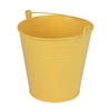 Bucket Sevilla zinc Ø15,5xH14,8cm -ES14/15 yellow