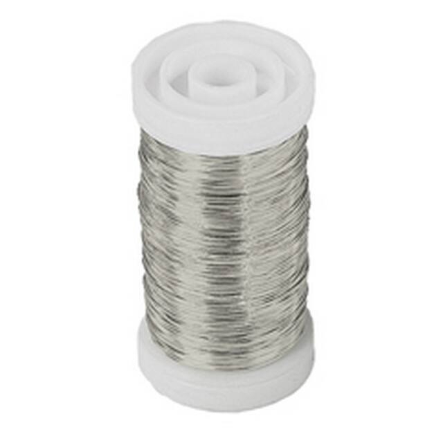 Myrten wire 0,3mm silver - coil 100gr
