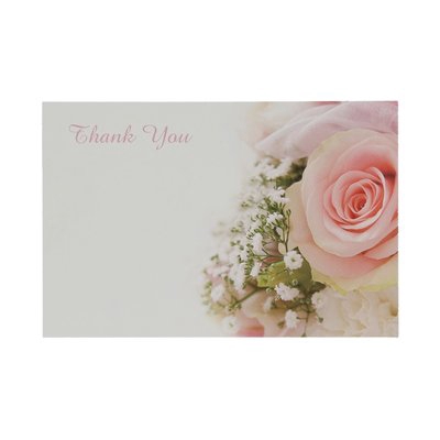 Labels cards 9 6cm x50 th you roses