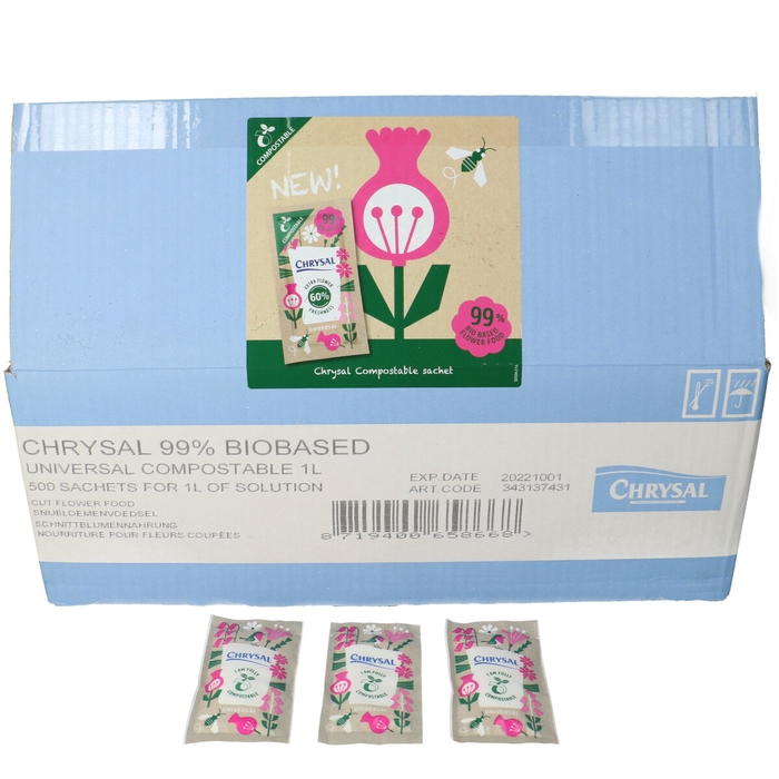 Care Chrysal compostable 1L*500