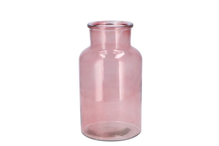 <h4>Dry Glass Blush Pink Milk Bottle 15x26cm Nm</h4>