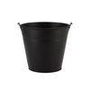 Zinc Basic Black Bucket 16x14,5cm