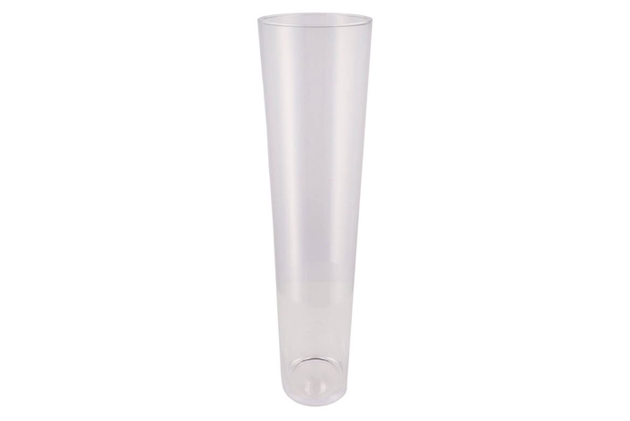 Glass Vase Konisch Heavy 20x70cm