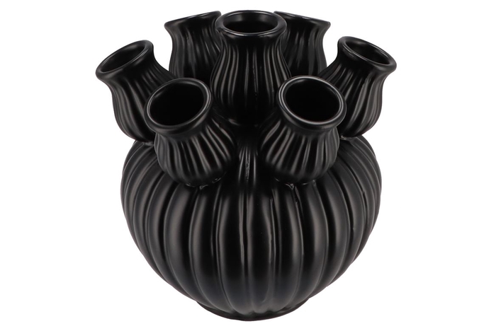 <h4>Amsterdam Black Tulip Vase 20x20cm</h4>