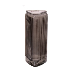 DF02-664117700 - Vase Otto 8x8x8x20 dark grey