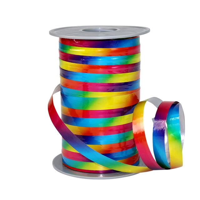 <h4>Curling ribbon 10mm x200m  rainbow</h4>