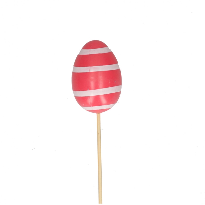 <h4>Easter Sticks 50cm egg stripe 6cm</h4>