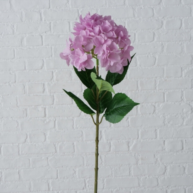 Zijde, Hydrangea, H 84 cm, 1 ass, Light rose