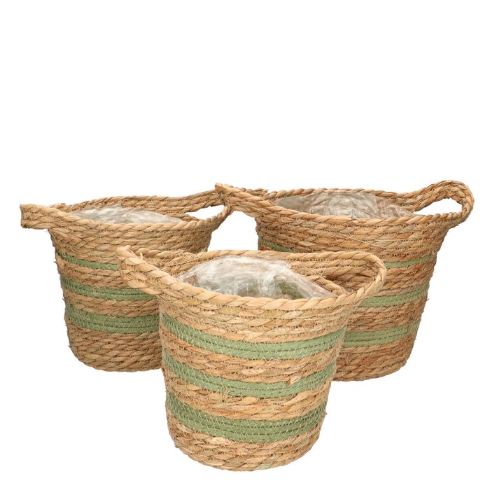 Basket sets Zola pot S/3 d22*22cm