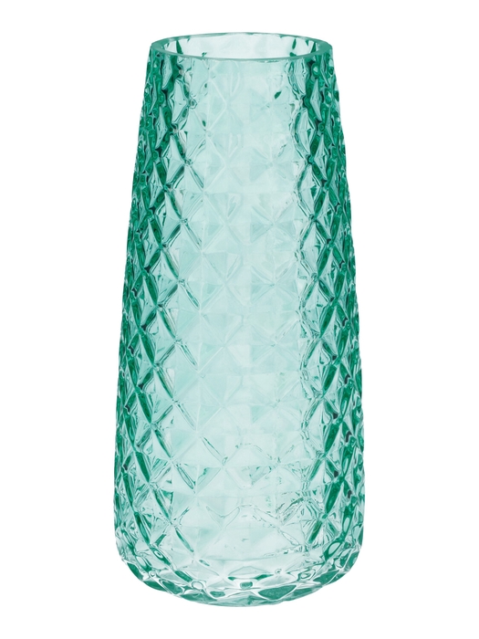 <h4>DF02-700613900 - Vase Gemma diamond d6.5/10xh21 turquoise</h4>
