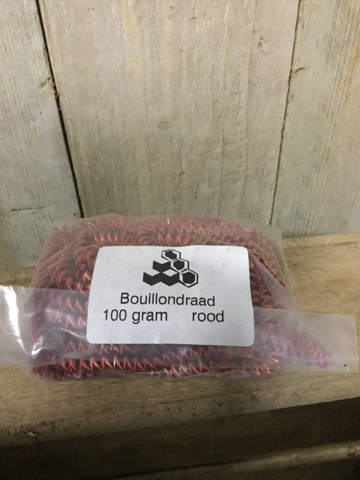 BOUILLONDRAAD JUMBO ROOD 100GR