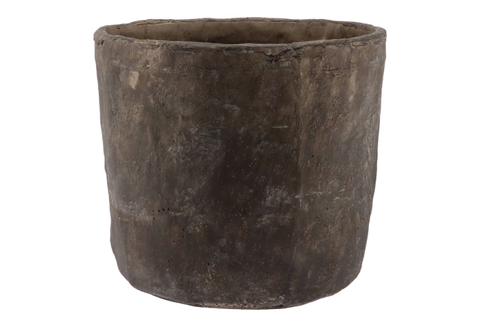 <h4>Iron Stone Grey Pot 24x23cm</h4>